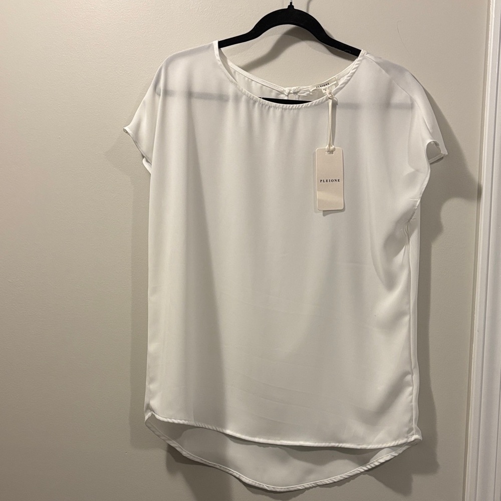 Pleione White Blouse